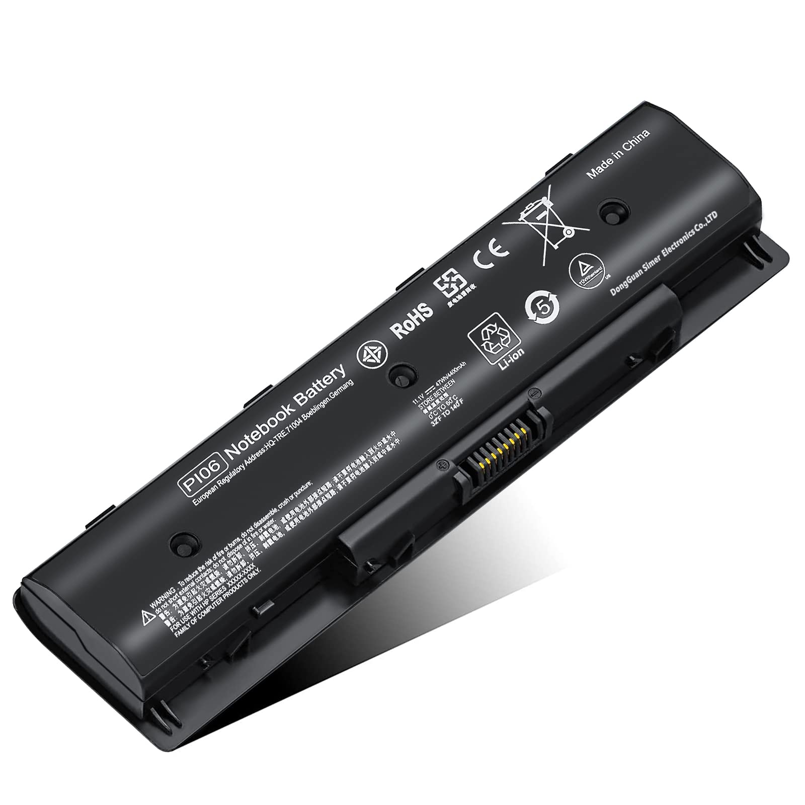 Batterie de remplacement compatible avec HP Envy et Pavilion