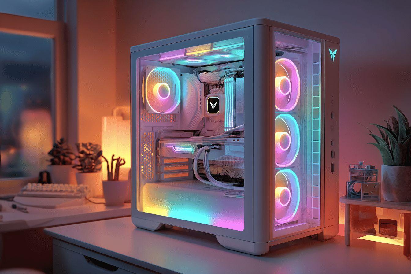 Quel boîtier PC gamer blanc choisir pour une config efficace ?
